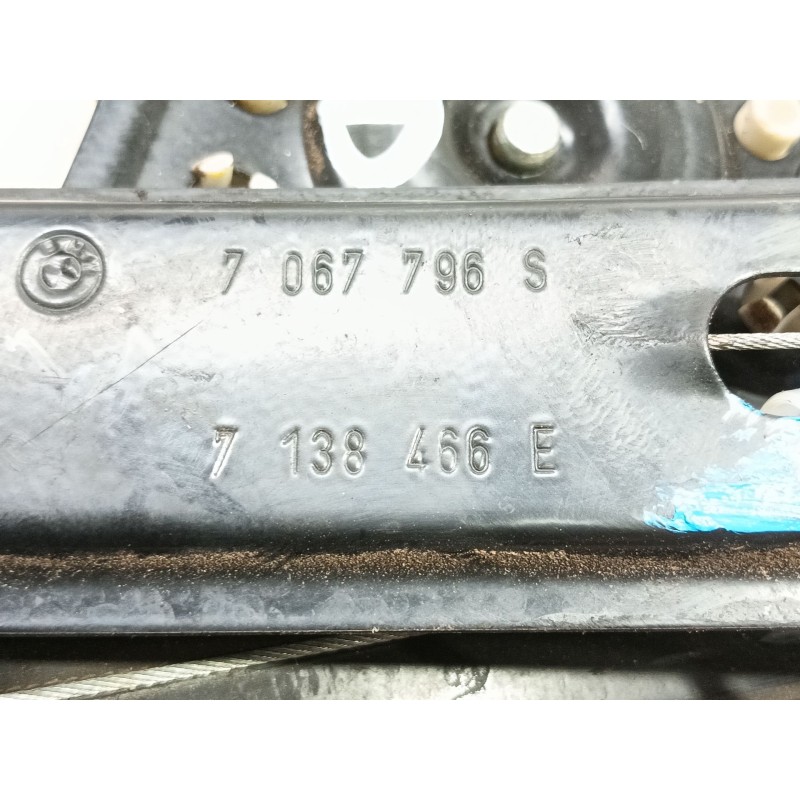 Recambio de elevalunas delantero derecho para bmw 1 (e87) 120 d referencia OEM IAM 51337138466 996625101 