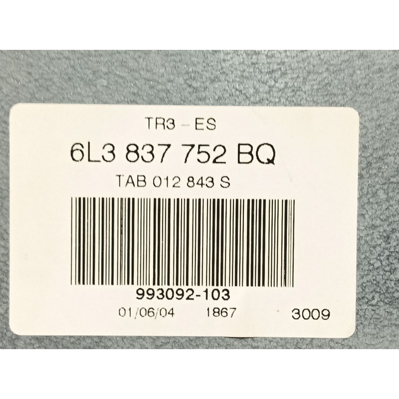 Recambio de elevalunas delantero derecho para seat ibiza iii (6l1) 1.9 sdi referencia OEM IAM 0  