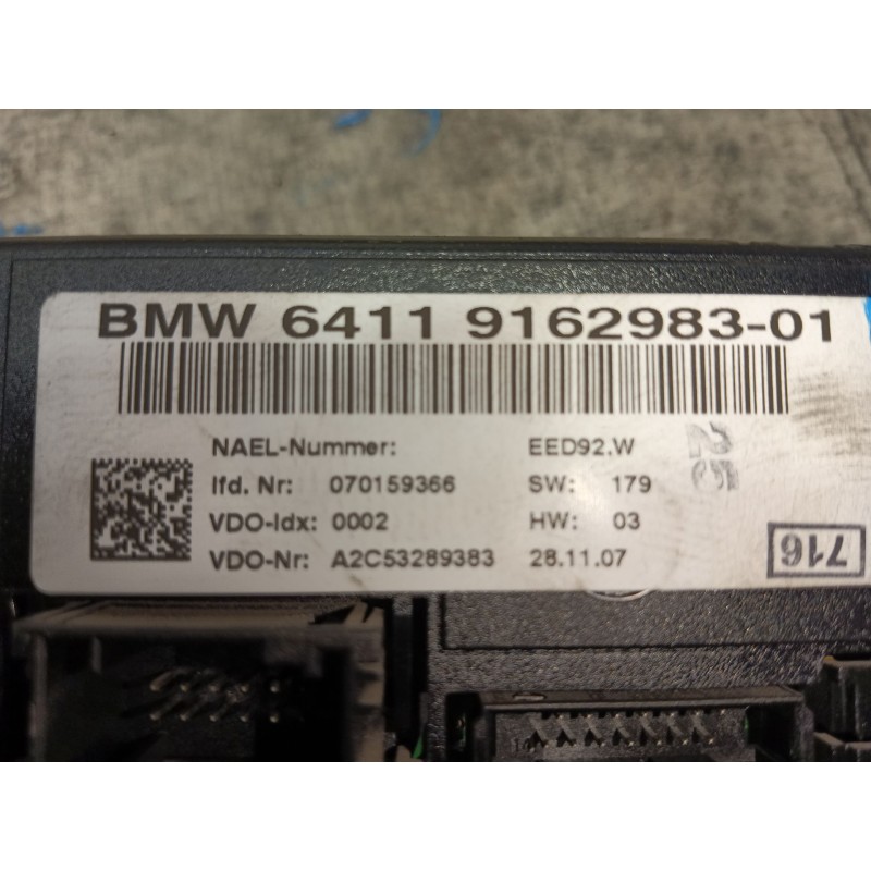 Recambio de mando calefaccion / aire acondicionado para bmw 1 (e87) 120 d referencia OEM IAM   