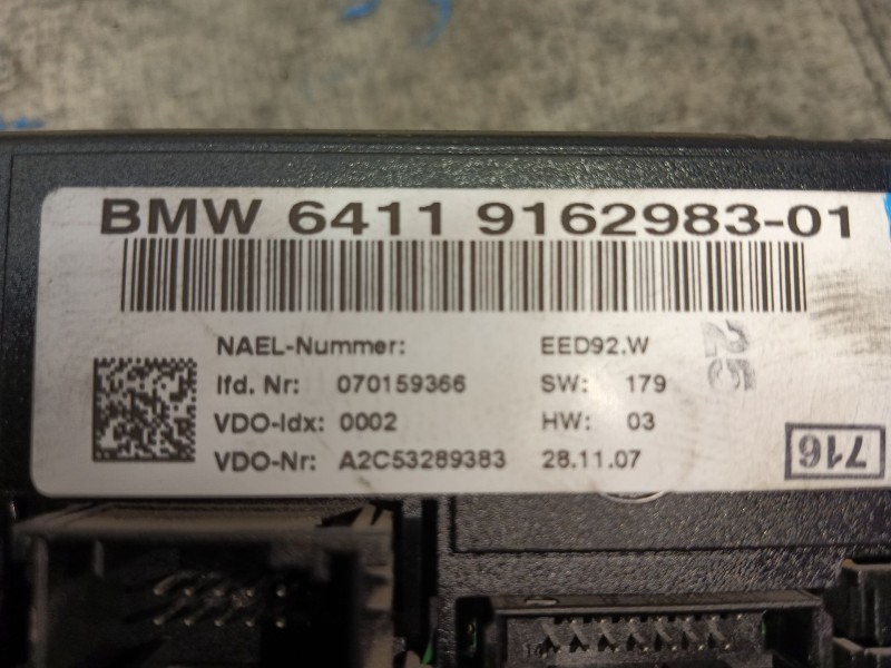 Recambio de mando calefaccion / aire acondicionado para bmw 1 (e87) 120 d referencia OEM IAM   