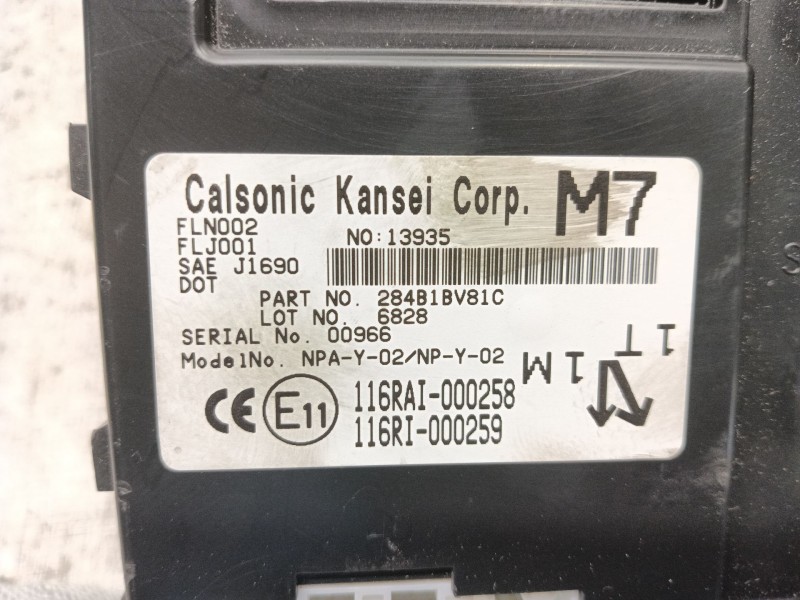 Recambio de modulo electronico para nissan juke (f15) 1.5 dci referencia OEM IAM   