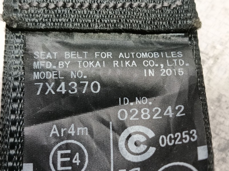 Recambio de cinturon seguridad trasero izquierdo para toyota rav 4 iv (_a4_) 2.0 d (wwa42_) referencia OEM IAM   