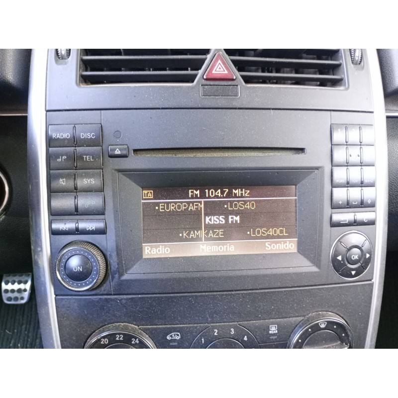 Recambio de sistema audio / radio cd para mercedes-benz clase b sports tourer (w245) b 180 cdi (245.207) referencia OEM IAM 0  