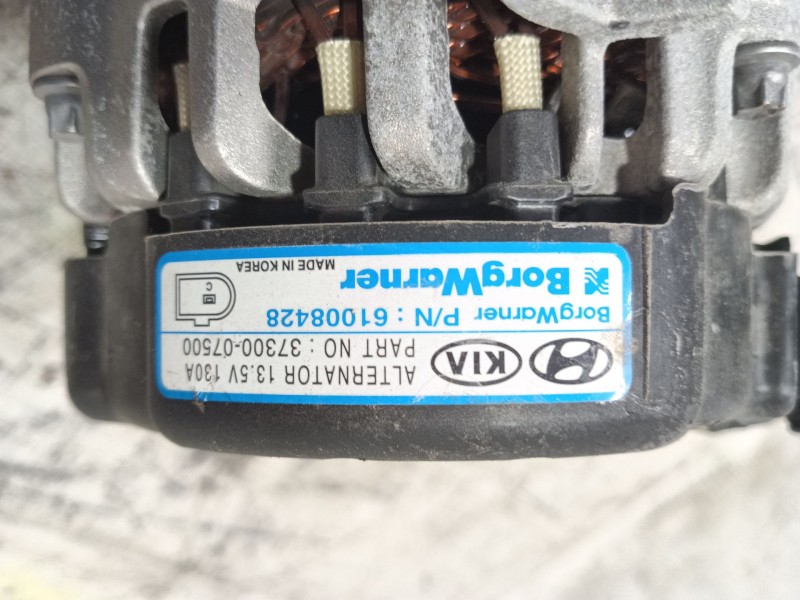 Recambio de alternador para kia picanto iii (ja) 1.0 referencia OEM IAM   