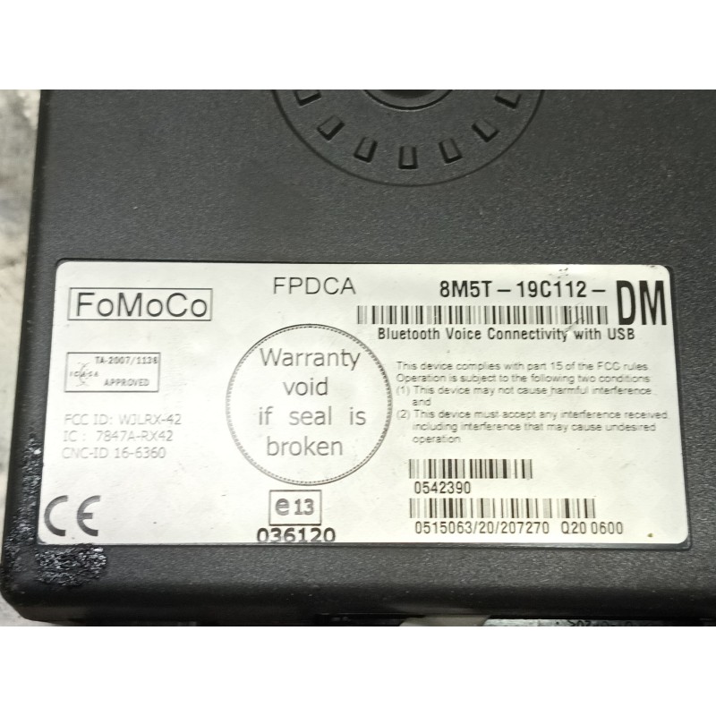 Recambio de modulo electronico para ford mondeo ber. (ca2) trend referencia OEM IAM  8M5T19C112DM 