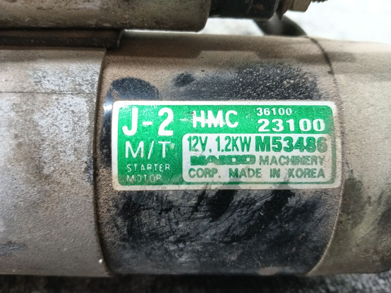 Recambio de motor arranque para hyundai lantra berlina (rd) 1.6 gls referencia OEM IAM   