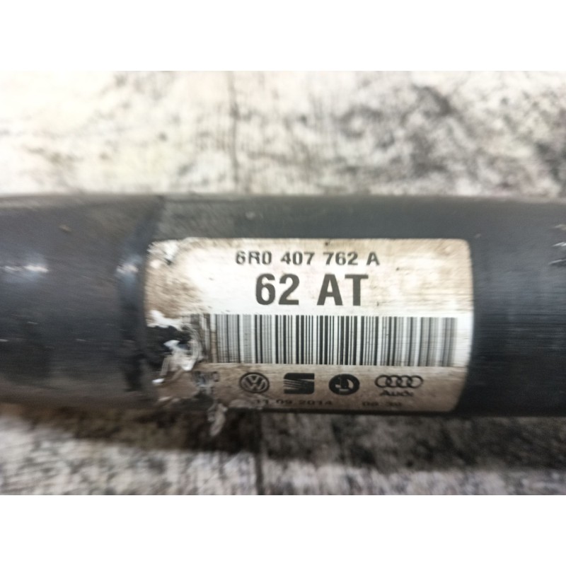 Recambio de transmision delantera derecha para skoda rapid spaceback (nh1) 1.6 tdi referencia OEM IAM 6R0407762A  