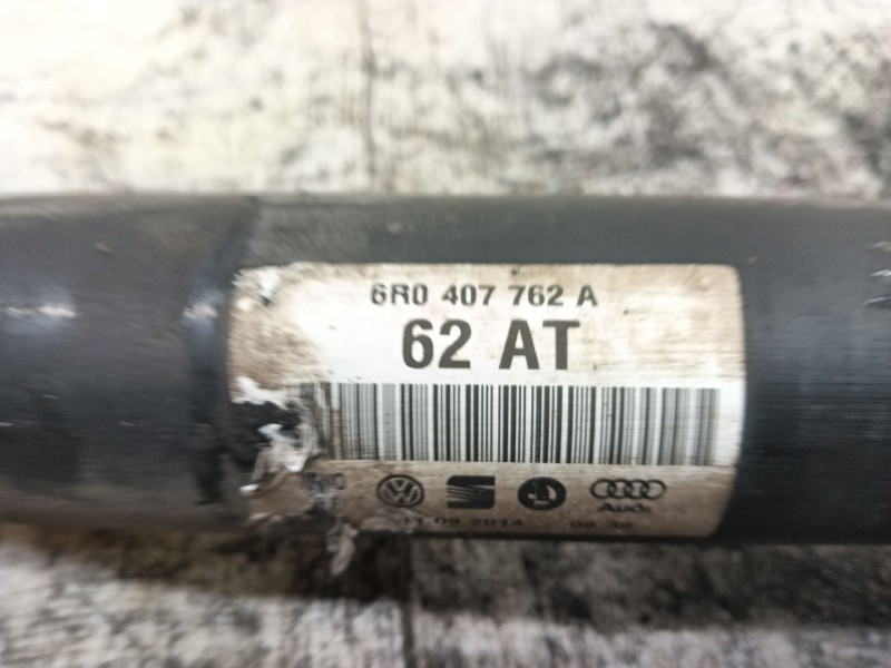 Recambio de transmision delantera derecha para skoda rapid spaceback (nh1) 1.6 tdi referencia OEM IAM 6R0407762A  