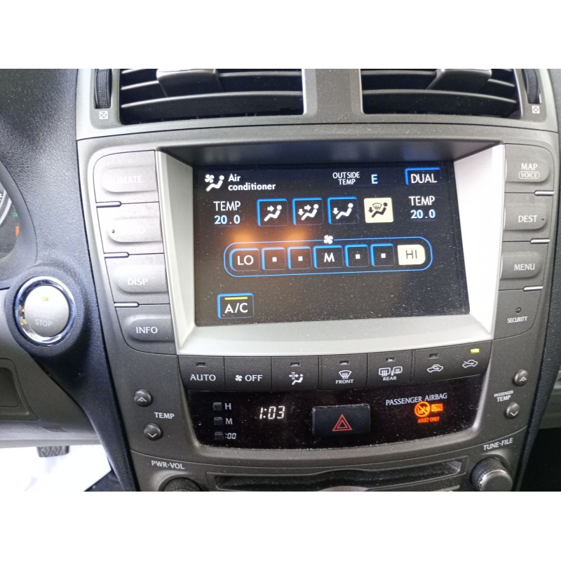 Recambio de pantalla multifuncion para lexus is ii (_e2_) 220d (ale20) referencia OEM IAM   