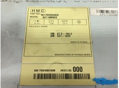 Recambio de sistema audio / radio cd para hyundai h350 furgoneta 2.5 crdi referencia OEM IAM    2