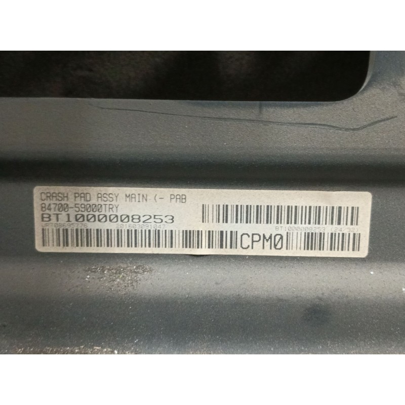 Recambio de salpicadero para hyundai h350 furgoneta 2.5 crdi referencia OEM IAM   