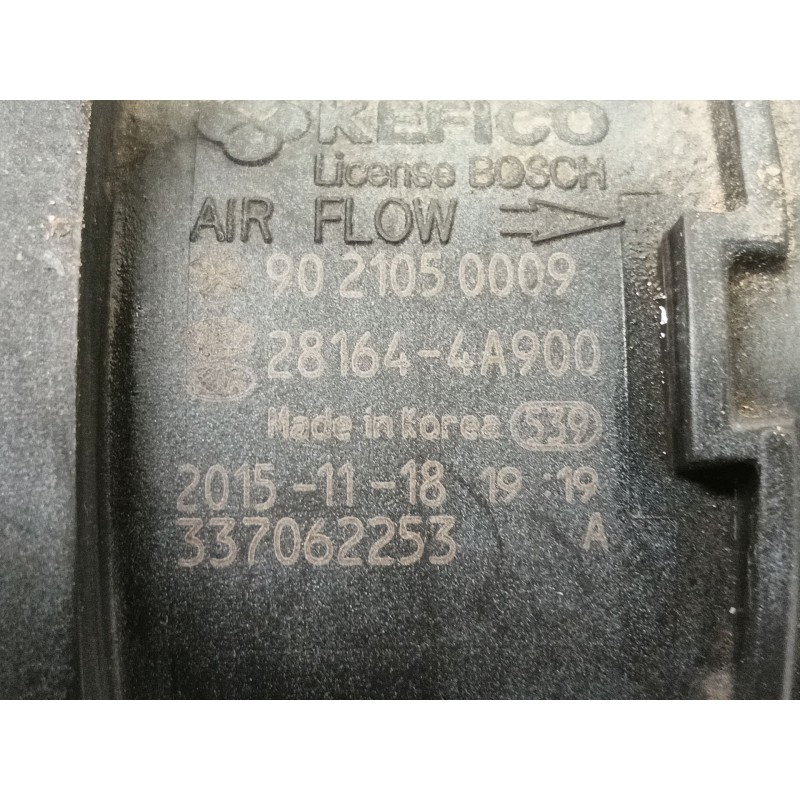Recambio de caudalimetro para hyundai h350 furgoneta 2.5 crdi referencia OEM IAM   