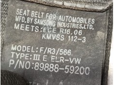 Recambio de cinturon seguridad delantero izquierdo para hyundai h350 furgoneta 2.5 crdi referencia OEM IAM    2