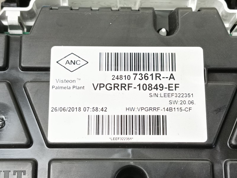 Recambio de cuadro instrumentos para renault clio iv (bh_) 0.9 tce 90 referencia OEM IAM   