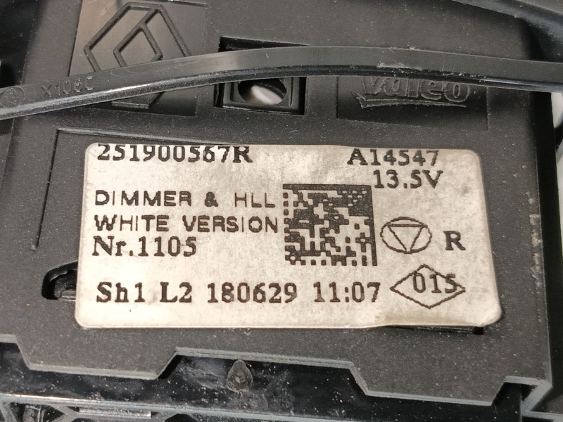 Recambio de interruptor para renault clio iv (bh_) 0.9 tce 90 referencia OEM IAM   