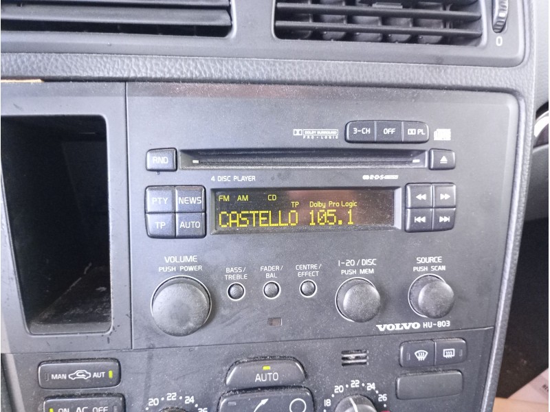 Recambio de sistema audio / radio cd para volvo s60 i (384) d5 referencia OEM IAM   