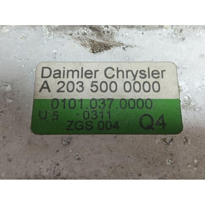 Recambio de intercooler para mercedes-benz clase c (w203) c 200 kompressor (203.045) referencia OEM IAM  A2035000000 