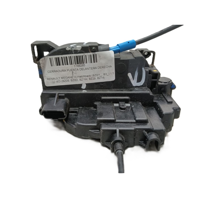 Recambio de cerradura puerta delantera derecha para renault megane iii hatchback (bz0/1_, b3_) 1.5 dci (bz09, bz0d, bz1w, bz29, 