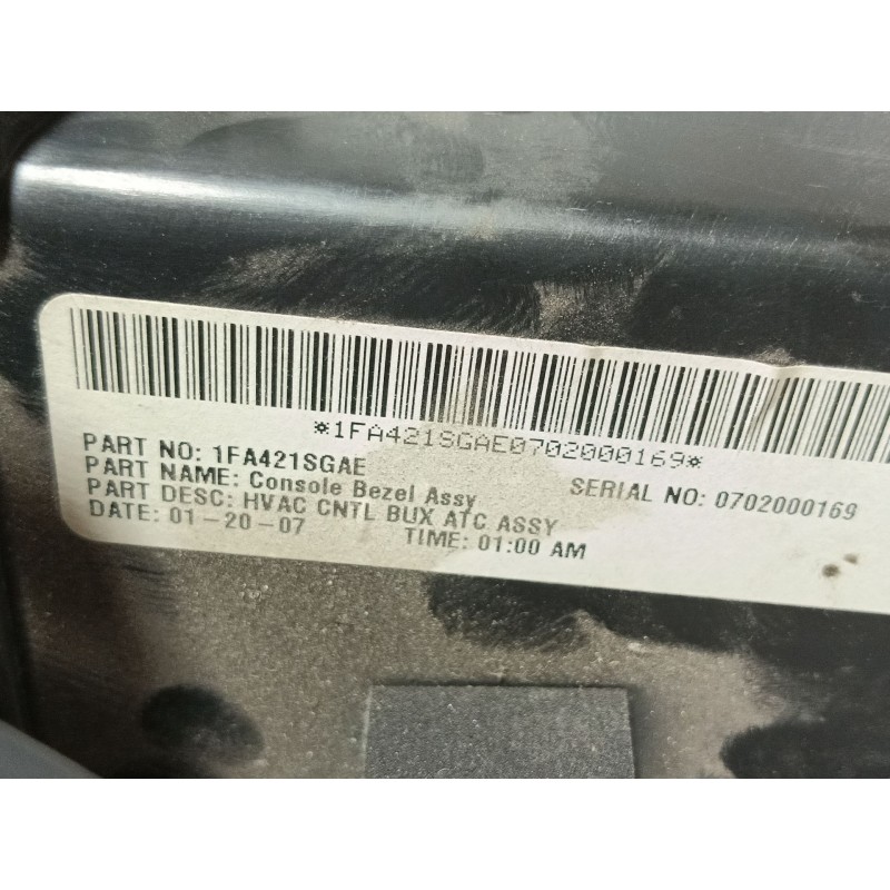 Recambio de mando calefaccion / aire acondicionado para chrysler sebring (js) 2.0 crd referencia OEM IAM 55111815AE P55111815AC 