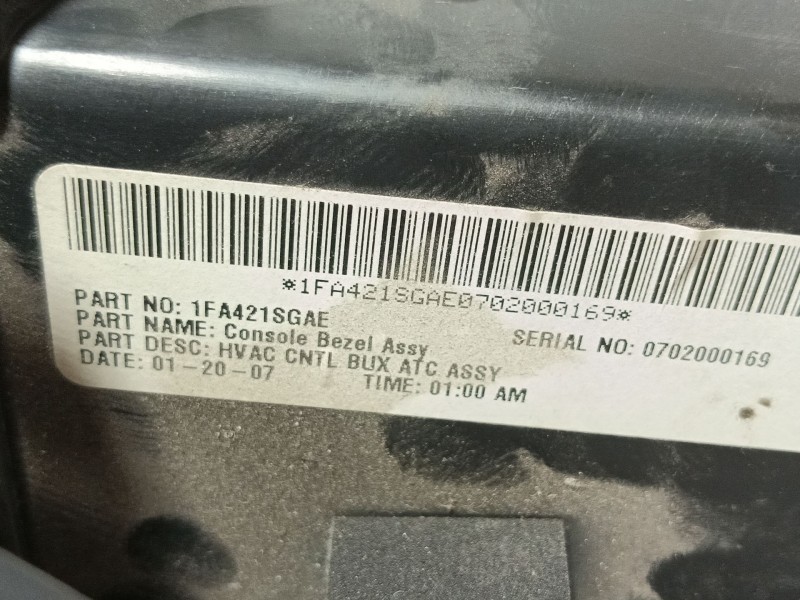Recambio de mando calefaccion / aire acondicionado para chrysler sebring (js) 2.0 crd referencia OEM IAM 55111815AE P55111815AC 