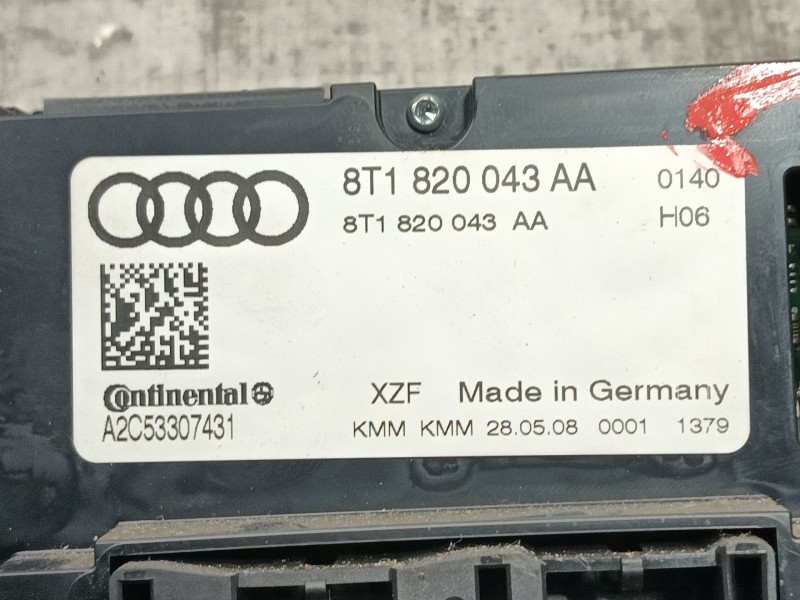 Recambio de mando calefaccion / aire acondicionado para audi a5 (8t3) 1.8 tfsi referencia OEM IAM  8T1820043AA 