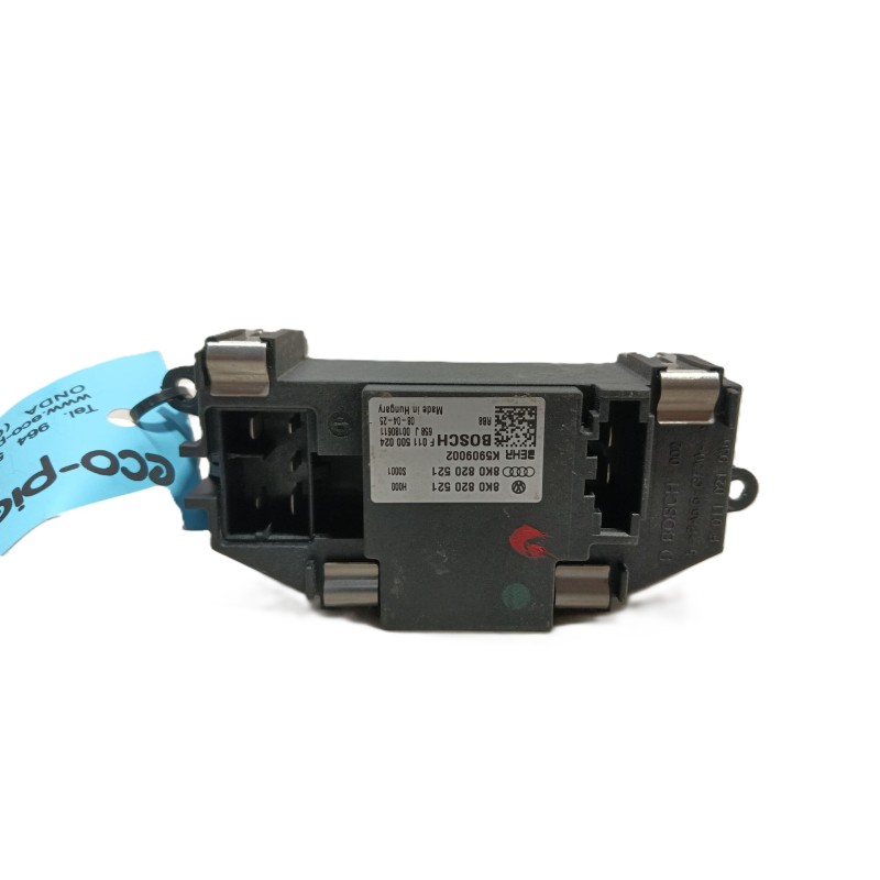 Recambio de resistencia calefaccion para audi a5 (8t3) 1.8 tfsi referencia OEM IAM 8K0820521 K5909002 