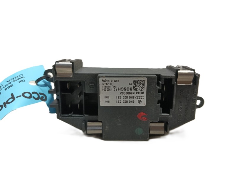 Recambio de resistencia calefaccion para audi a5 (8t3) 1.8 tfsi referencia OEM IAM 8K0820521 K5909002 