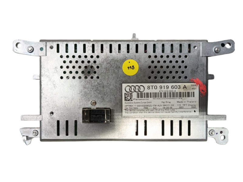 Recambio de pantalla multifuncion para audi a5 (8t3) 1.8 tfsi referencia OEM IAM   