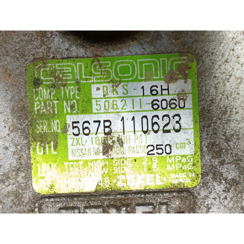 Recambio de compresor aire acondicionado para nissan serena (c23) 2.3 d referencia OEM IAM   