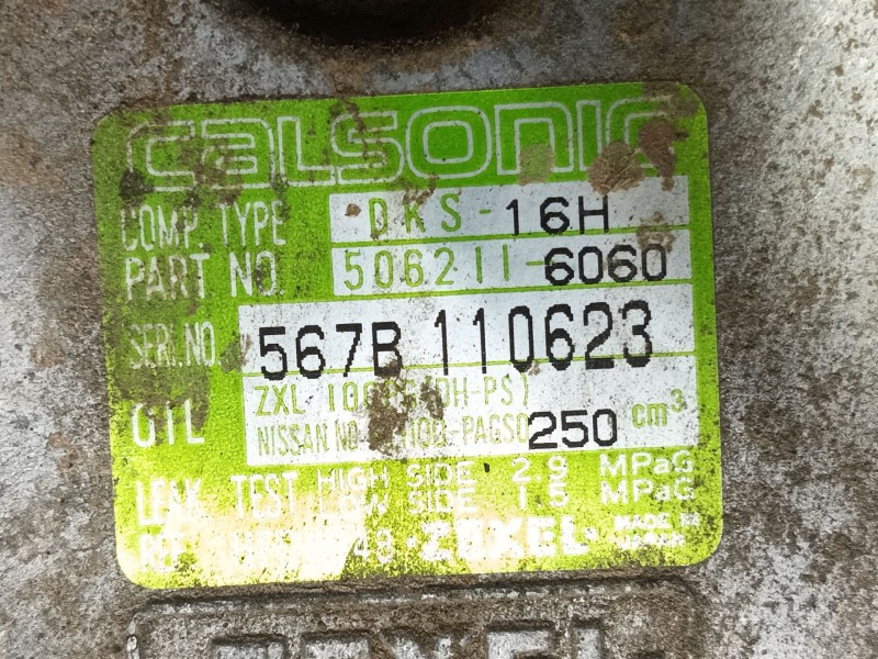 Recambio de compresor aire acondicionado para nissan serena (c23) 2.3 d referencia OEM IAM   