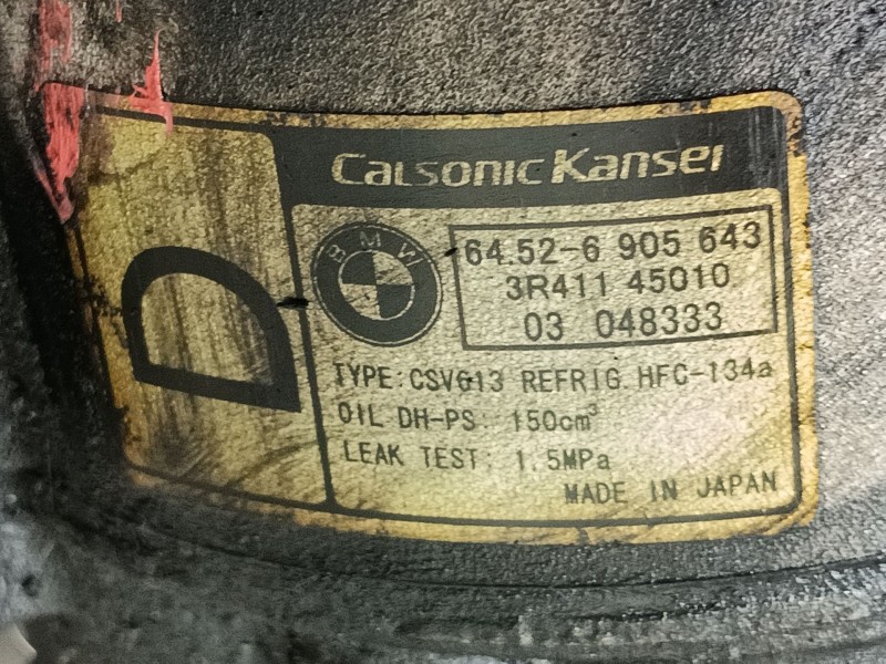 Recambio de compresor aire acondicionado para bmw 3 (e46) 320 d referencia OEM IAM   