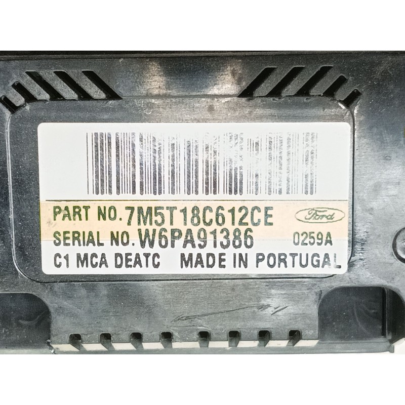 Recambio de mando calefaccion / aire acondicionado para ford focus lim. (cb4) trend referencia OEM IAM   