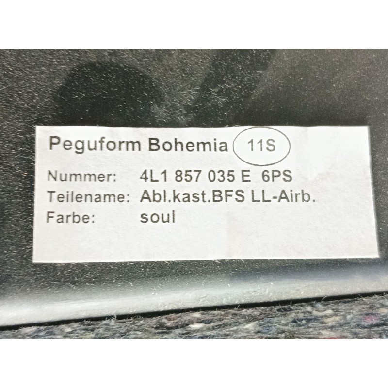Recambio de guantera para audi q7 (4lb) 3.0 tdi quattro referencia OEM IAM   
