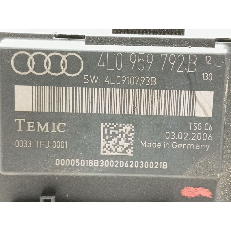 Recambio de modulo electronico para audi q7 (4lb) 3.0 tdi quattro referencia OEM IAM   