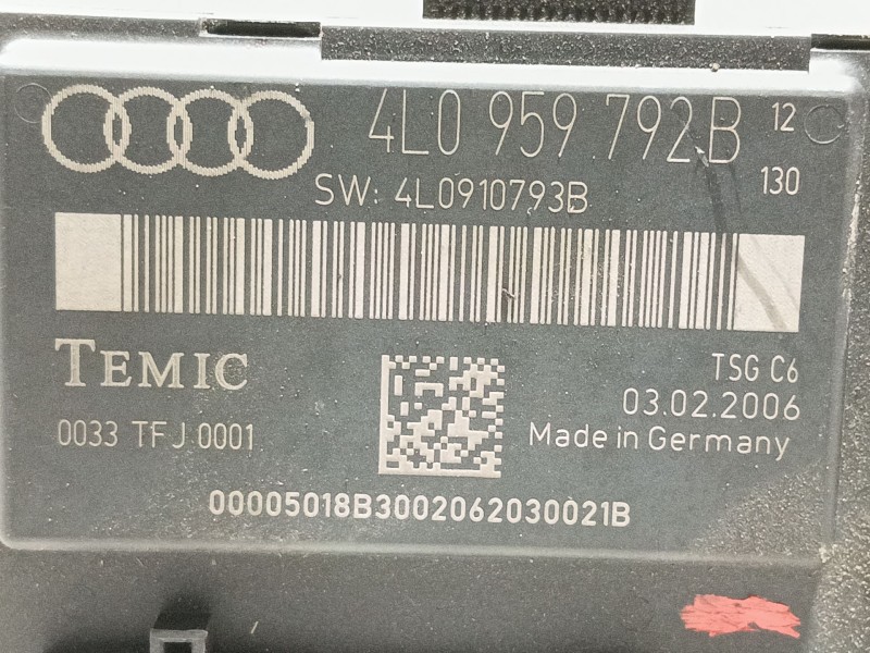 Recambio de modulo electronico para audi q7 (4lb) 3.0 tdi quattro referencia OEM IAM   