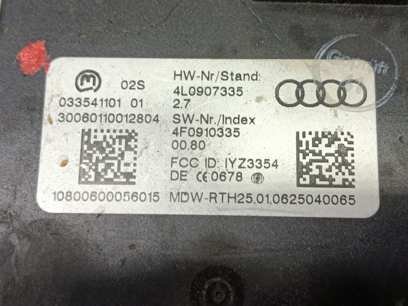 Recambio de modulo electronico para audi q7 (4lb) 3.0 tdi quattro referencia OEM IAM   