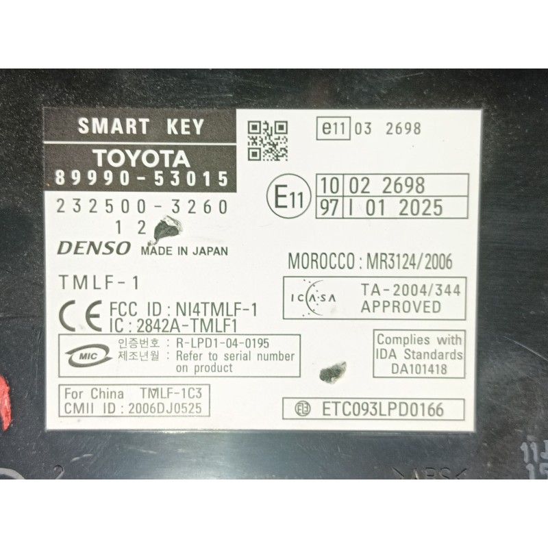 Recambio de modulo electronico para lexus is200 (ds2/is2) 220d referencia OEM IAM   