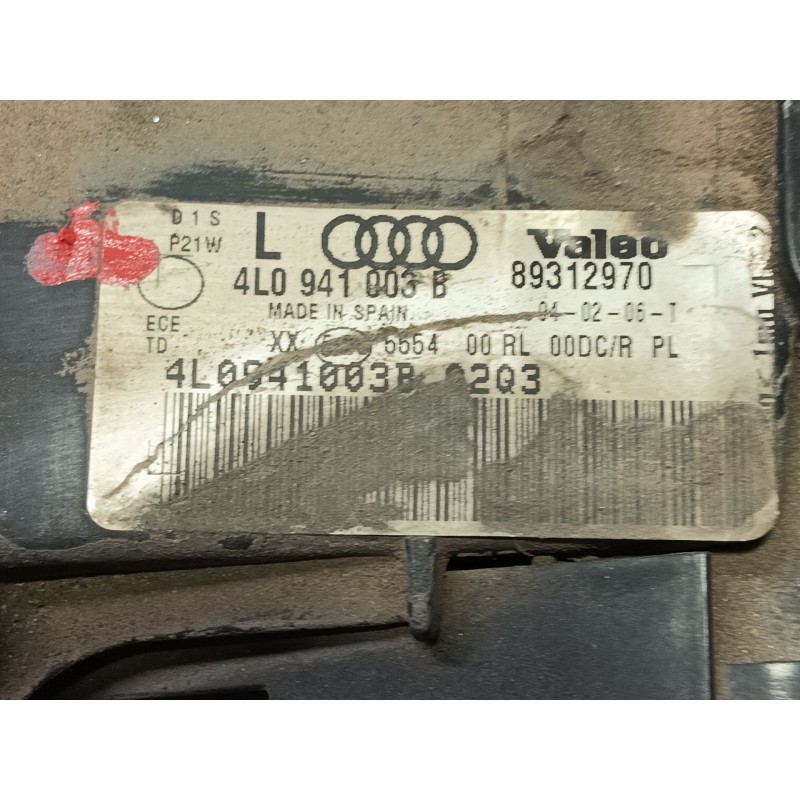 Recambio de faro izquierdo para audi q7 (4lb) 3.0 tdi quattro referencia OEM IAM   