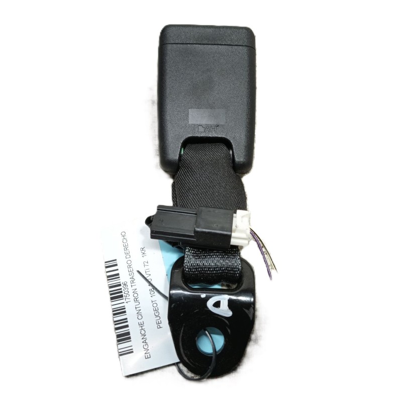 Recambio de enganche cinturon trasero derecho para peugeot 108 1.0 vti 72 referencia OEM IAM   