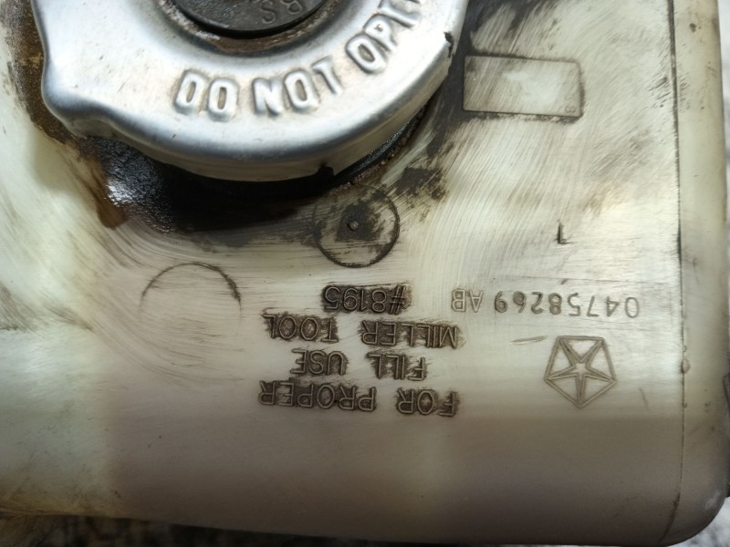 Recambio de deposito expansion para chrysler 300 m (lr) 3.5 v6 referencia OEM IAM   