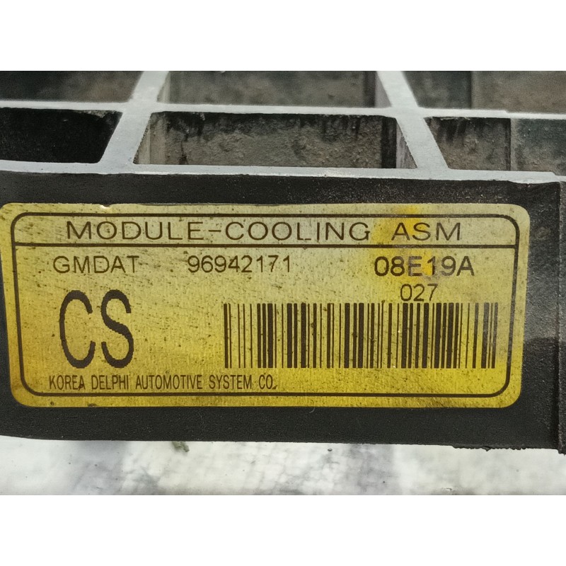 Recambio de electroventilador para chevrolet aveo / kalos sedán (t250, t255) 1.4 referencia OEM IAM  96942171 