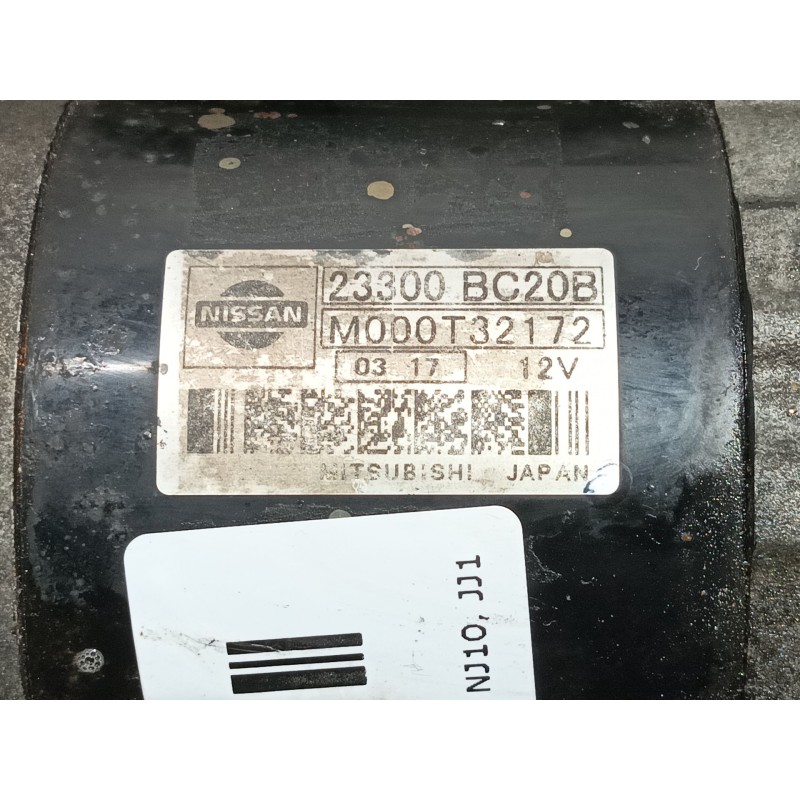 Recambio de motor arranque para nissan qashqai / qashqai +2 i (j10, nj10, jj10e) 1.6 referencia OEM IAM   