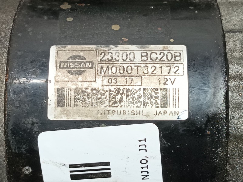 Recambio de motor arranque para nissan qashqai / qashqai +2 i (j10, nj10, jj10e) 1.6 referencia OEM IAM   