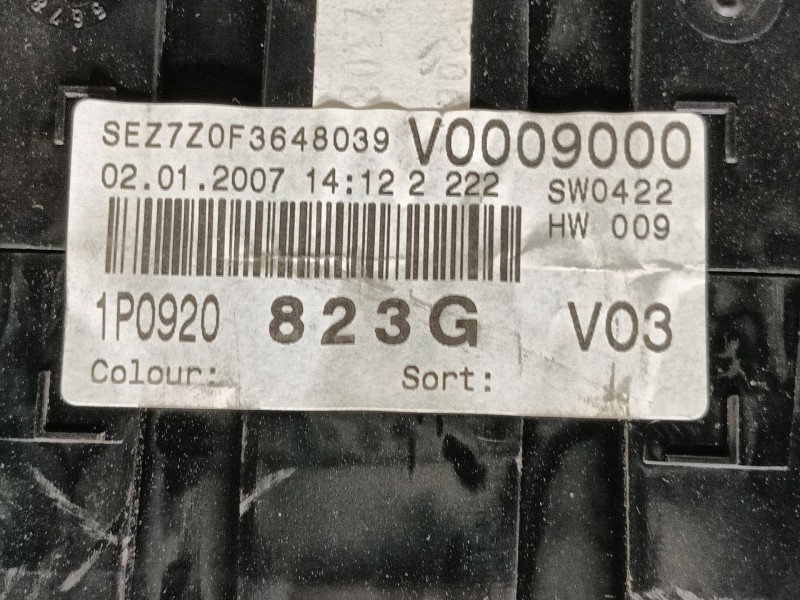 Recambio de cuadro instrumentos para seat leon (1p1) 1.9 tdi referencia OEM IAM 0  