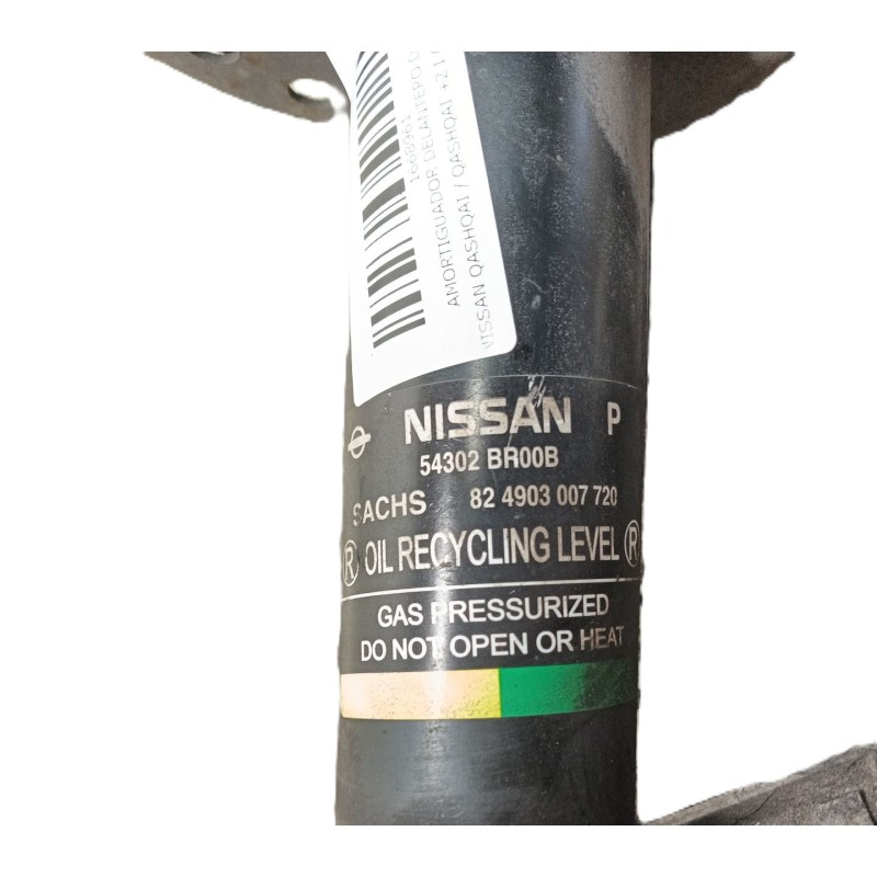 Recambio de amortiguador delantero derecho para nissan qashqai / qashqai +2 i (j10, nj10, jj10e) 1.6 referencia OEM IAM E4302BR0