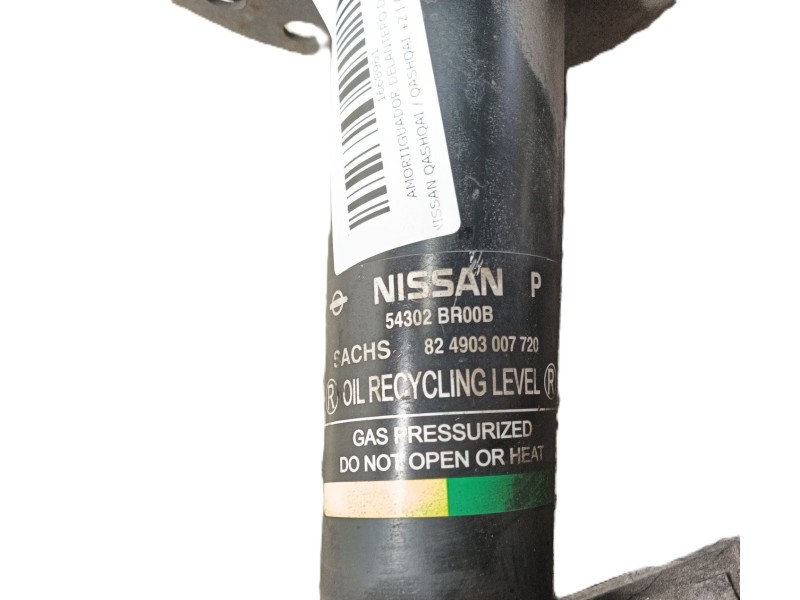 Recambio de amortiguador delantero derecho para nissan qashqai / qashqai +2 i (j10, nj10, jj10e) 1.6 referencia OEM IAM E4302BR0