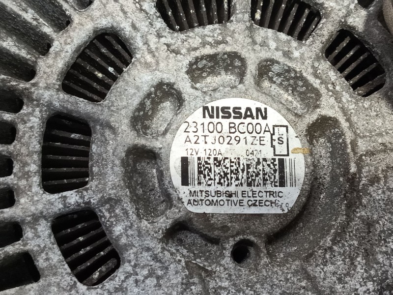 Recambio de alternador para nissan qashqai / qashqai +2 i (j10, nj10, jj10e) 1.6 referencia OEM IAM   