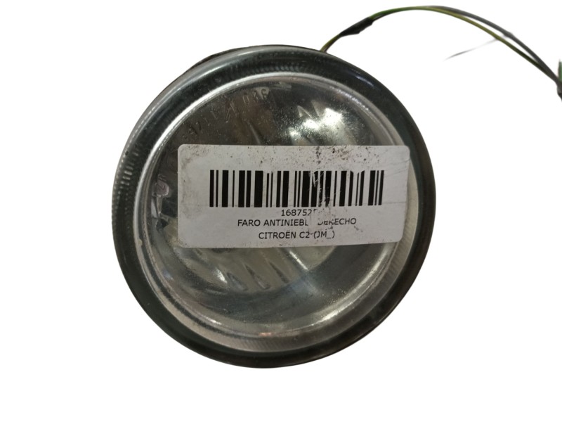 Recambio de faro antiniebla derecho para citroën c2 (jm_) 1.4 hdi referencia OEM IAM  9648947780 