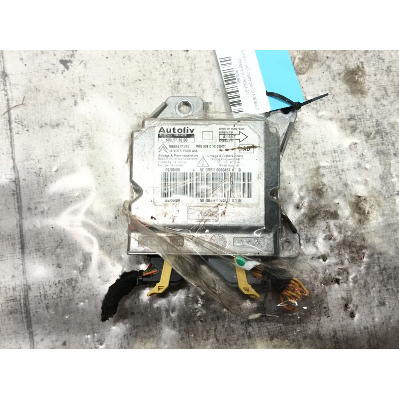 Recambio de centralita airbag para citroën c3 picasso (sh_) 1.6 hdi referencia OEM IAM   