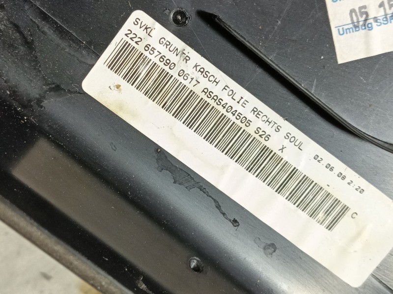 Recambio de guarnecido puerta trasera izquierda para audi a5 (8t3) 1.8 tfsi referencia OEM IAM   